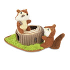 Jouet d'occupation en peluche Ecureuils