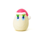 Jouet en caoutchouc naturel Oeuf de Noël petit - blanc de Lanco Toys