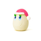 Jouet en caoutchouc naturel Oeuf de Noël petit - blanc de Lanco Toys