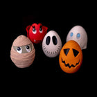 Jouet en caoutchouc naturel Oeuf - Halloween Momie (9 x 7 x 7 cm)