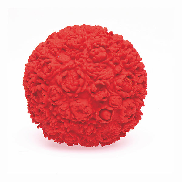 Jouet en caoutchouc naturel - Ball Fleur (12 x 12 cm)