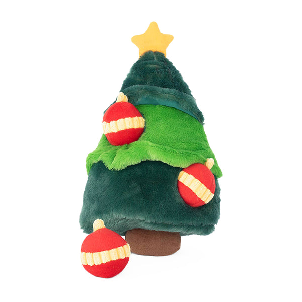 Jouet d’occupation en peluche pour chien – Sapin de Noël de Zippypaws